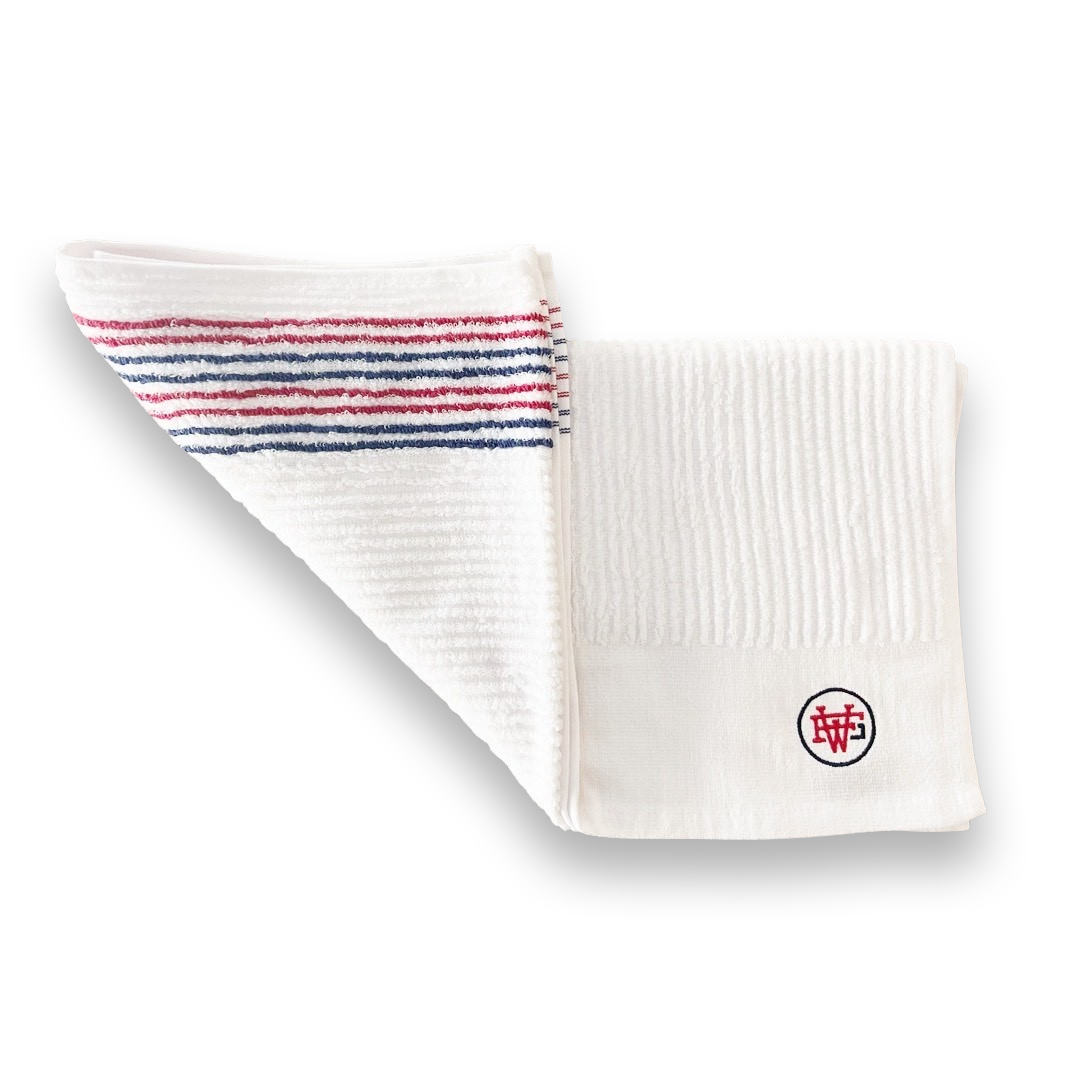 Forewind Golf Players Towel White Stripe