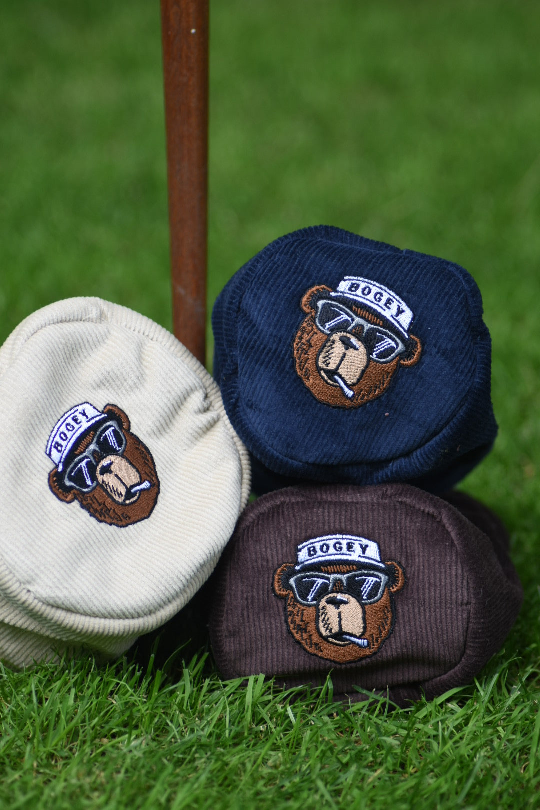 North Coast Golf Company  |  Bogey The Bear (Corduroy Round 2 Mono Color)