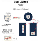 Load image into Gallery viewer, North Coast Golf Company  | Summer Suede and Navy Coastal
