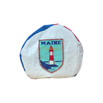 Load image into Gallery viewer, Maine Royal &amp; Red Lighthouse  |  Vintage Patch Series Driver Cover
