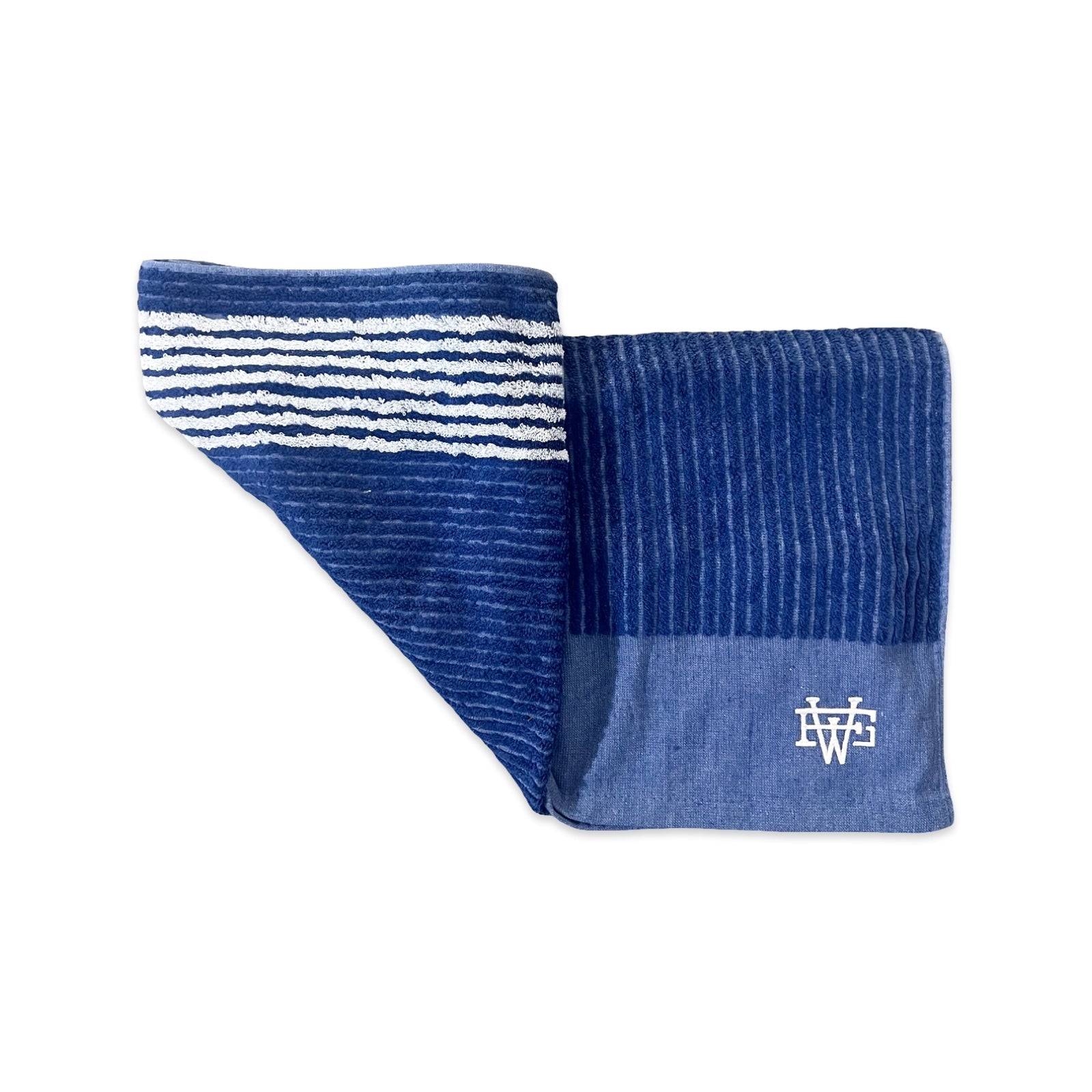 Forewind Golf Players Towel  | Royal Blue Stripe
